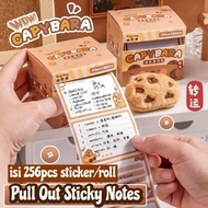 (PA016) Pull Out Sticky Notes Sticker Note/ Reminder/ Note Sticker/ Stationary Memo Sticker/