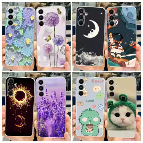 For Samsung Galaxy A14 A24 A34 A54 Case New Fashion Painted Cover Soft Silicone TPU Phone Case For S