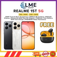 Realme 15T 5G (8GB+256GB | 12GB+256GB) Smartphone | 1 Year REALME Malaysia Warranty