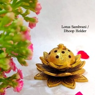 Lotus Sambrani Holder / Dhoop Stand