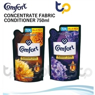 Comfort Concentrate Fabric Softener Luxury Nature Refill 750ml