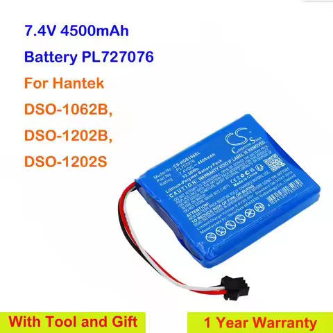 Cameron Sino7.4V 4500mAh Battery PL727076 for Hantek DSO-1062B, DSO-1202B, DSO-1202S, DSO1062, BDSO1