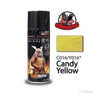 SAMURAI SPRAY PAINT - (C016/Y016* CANDY YELLOW) 100% ORIGINAL