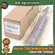 220R 220 Ohm 2W Metal Oxide Resistor Copper FootOriginal