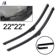 Front Wiper Blades Windshield Set 22"; 22"; For Land Rover Discovery 3 4 LR3 LR4 2004 2005 2006 2007