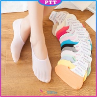 Kaos Kaki Flatshoes Anti Slip 6923 Pendek Kaos Kaki Balet Hidden Socks Motif Polos KaosKaki Tumit Wa