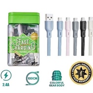 I* (Check Variation) S - 100s - Robot RGM100S Data Cable/RGC100S/RGL100S Fast Charging Cable 2.4A