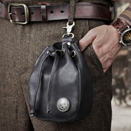 頭層牛皮男士腰包 隨身煙盒煙包打火機套腰包 純手工
