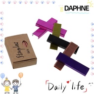 DAPHNE 1000Pcs Staples per Pack Colored Staples, 1/4 Inch 26/6 26/6 Standard Staples, Home Metal 6 C