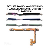 TOMBOL 1 SET BUTTON REALME C11/C12/C15/C25 BUTTON + FLEXIBLE VOLUME 1 SET
