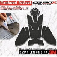 Honda CB150X Adventure Tank Pad Carbon Pattern Body Protector Cover