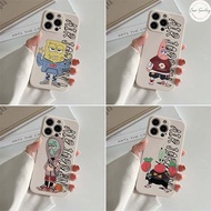 Trendy Aesthetic Softcase Spongebob Patrick Squidward Mr.Crab for Samsung A11 A06 A16 M11 A31 A51 A7