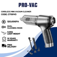 Vacuum Cordless Vakum MINI HANDHELD VACUUM CLEANER ST6645 CAR VACUUM KERETA 车用吸尘器