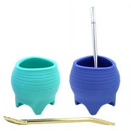 la Xuyên Biên Giới Nam Mỹ Silicone Mdai Trà Cốc Nước Yerba mate tea cup Argentina Mang Theo