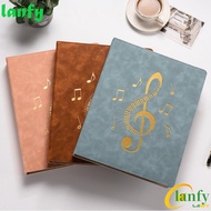 LANFY Loose Leaf Music Score Folder, Flexible 20 Pages Piano Music Sheet File Folder, Music Score Bo