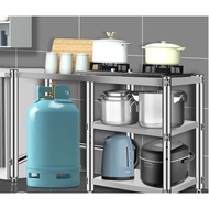 Stainless Steel Kitchen Storage Rack Rak Besi Dapur Masak Rak Dapur Microwave Oven Rack Gas Rack