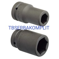 HITAM MATA Genius Deep Impact Socket Dr 1" uk 24mm / 28mm / 30mm / 32mm / 33mm Black Shock Wrench Ey