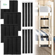 MYC6Soft Bunk Bed Ladder Cover, 4PCS Bunk Bed Ladder Pads with 8 Adjustable Straps- for Loft Bed, Bu