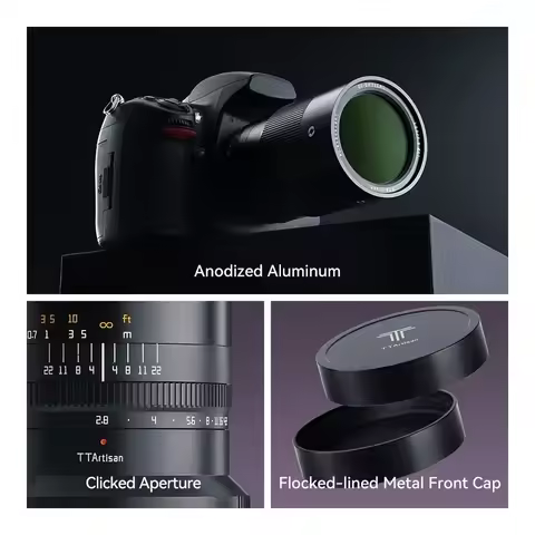 TTArtisan Full Frame 100mm F2.8 Macro 2X Camera Lens for Insect Photography for Sony E A6400 Fuji X 