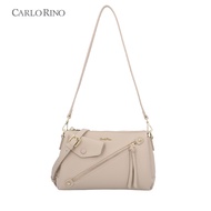 Carlo Rino CR Harper 2-Way Shoulder Bag - Nude