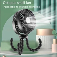 Stroller Fan usb Desktop Fan Handheld Multifunctional Octopus Mini Fan