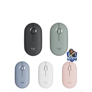 Pebble Wireless Mouse M350 - Pink White Bla