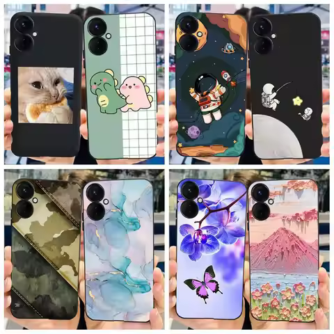 6.6" For Tecno Spark 9 Pro 9T Case KH7 KH7n KH6 Phone Cover Luxury Marble Silicone Shockproof Bumper