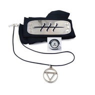 Naruto Hidan Headband Ring Necklace Kit Akatsuki Organization Hidan Cosplay