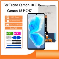 For Display Tecno Camon 18 CH6 18 P CH7 LCD Touch Screen Replacement