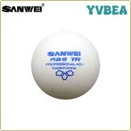 YVBEA SANWEI ABS TR 3 Star Table Tennis Balls 40+ New Material Plastic White Ping Pong Balls for Training 100pcs PIEBV