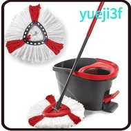 YUEJI Mop Head Triangle Spin Mop For O-Cedar/Vileda Microfiber for O-Cedar/Vileda