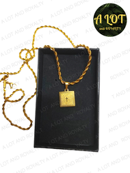 Bible Pendant Women Fashion Chain Stainless Steel Gold Pawnable Kwintas Necklace Rope Chain 22 inche