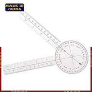 HIk 33cm 12inches Plastic Goniometer 360 Degree Fitting for Body Measuring Tape Goniometer Protracto