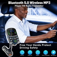 Car Charger 30W MP3 Hands-Free Calling Bluetooth Receiver USB C PD/QC TF Card Transmitter BC86 Bluet