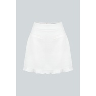 Set đồ áo cổ sen nằm phối nơ cổ 2T27.2405K chân váy A ngắn phối bèo 4S15.2404K thiết kế JM Dress De