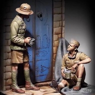 Yuánmōjū GK 1/35Resin model  German soldiers on their lunch break DAK World War II soldier Unpainted
