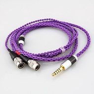 Upgrade Cables Silver Plated Headphone cable for Dan Clark Audio Mr Speakers Ether Alpha Dog Prime Earphone