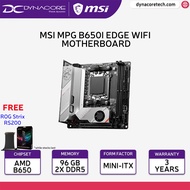 DYNACORE - MSI MPG B650I EDGE WIFI DDR5 Wi-Fi 6E Mini-ITX AM5 B650 Motherboard