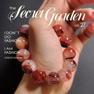 ⭕Red Glue Flower⭕Red Glue Flower Crystal Bracelet Genuine Palace Red Glue Flower Glue Flower Crystal