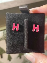 Hermes Earrings 耳環細h。100%真95%新