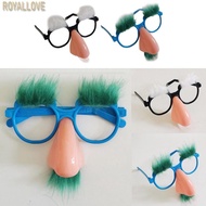 Royal Funny Nose Pretend Glasses with Mustache Novelty Funny Old Man Glasses