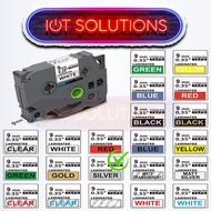 Label Tape TZE221 9mm 8m TZE-221 121 221 621 324 PT-H110 D210