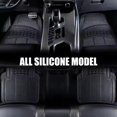 4 PCS PVC Universal Style Car Floor Mat for Bmw X5 E87 E87 X1 F48 X2 X3 X4 X6 X7 M3 M4 M5 Car Access