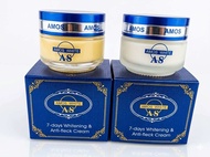 Cream Siang Malam Amos White AS Ori Import KEMASAN LAMA 30Gram - Krim Pencerah & Anti Flek 7 Hari Or