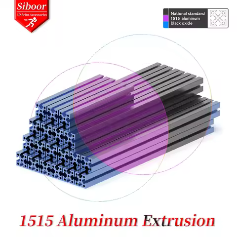 Upgrade 1515 Aluminum Extrusion Profile Frame Kit VORON 0.1 0.2 3D Printer Alloy Frame Bracket Tappi