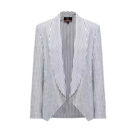 G2000 Women's Navy Blue Striped Blazer Casual FASHION SLIM FIT Style