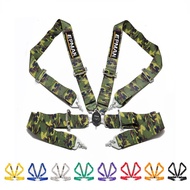 Universal 4-Point 3“ Nylon Strap Harness Safety Camlock Racing Seat Belt