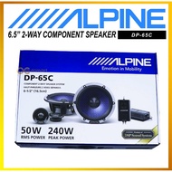 Original Alpine Dp65-C car 2-way speaker component set