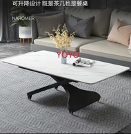 L0709岩板升降餐枱 餐桌 升降茶几 多功能茶几秒變餐枱 簡約實用升降枱全新包送貨 coffee table # dining table
