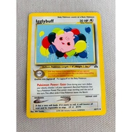 Pokemon TCG : Igglybuff. Neo Discovery series. MP condition.